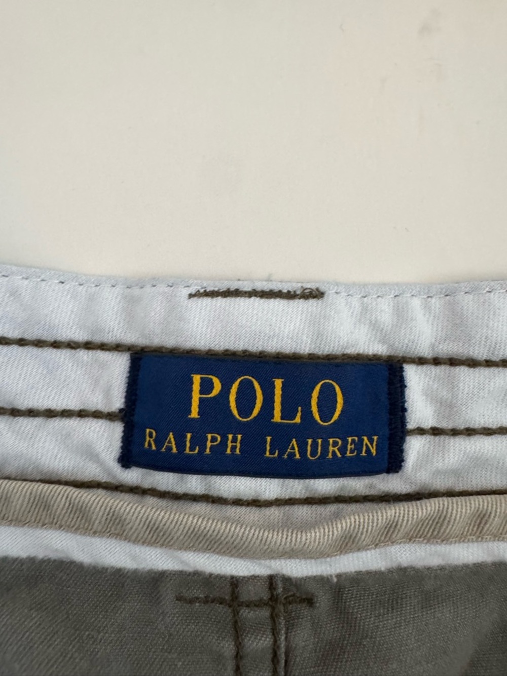 Polo Ralph Lauren Cargo Shorts Mens 35 Gray Cotton Utility Military - Picture 3 of 10